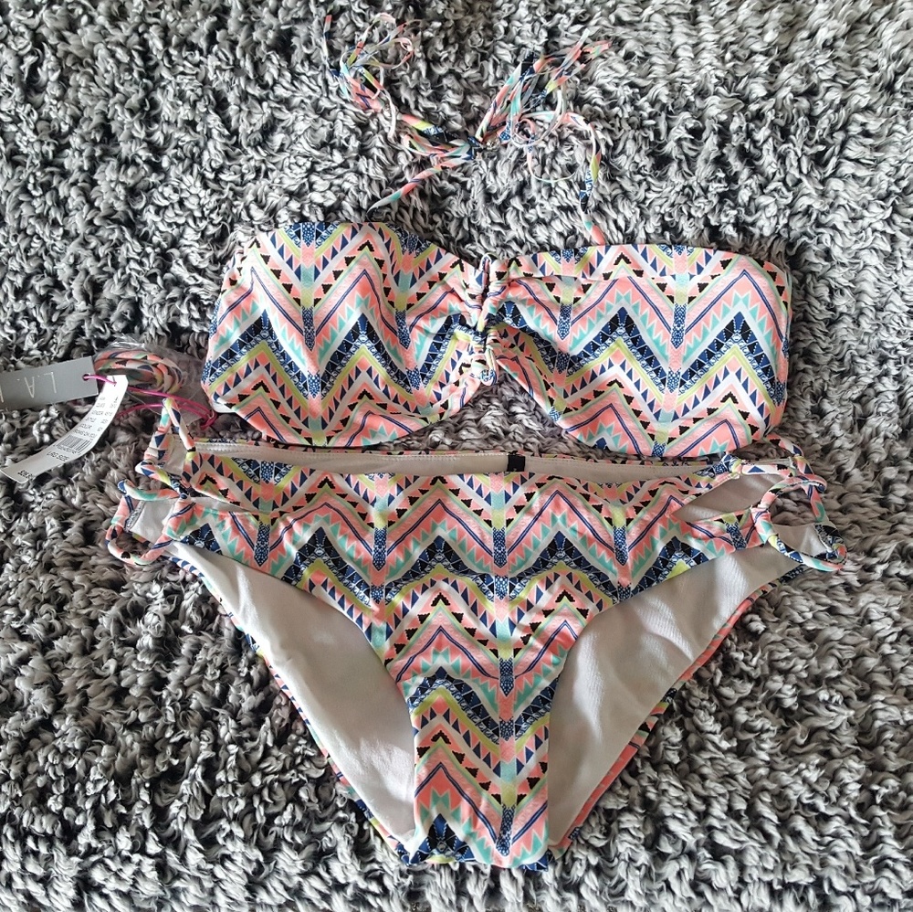 Pac Sun bandeau bikini NWT